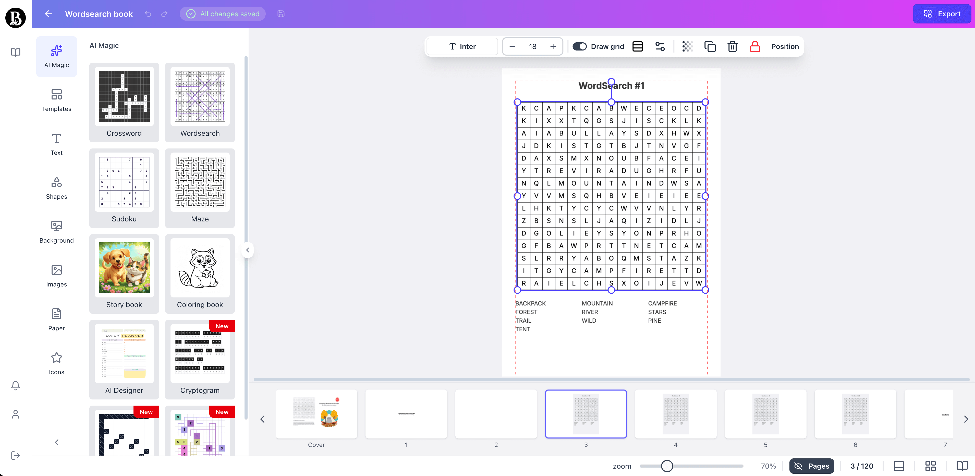 Word Search Generator