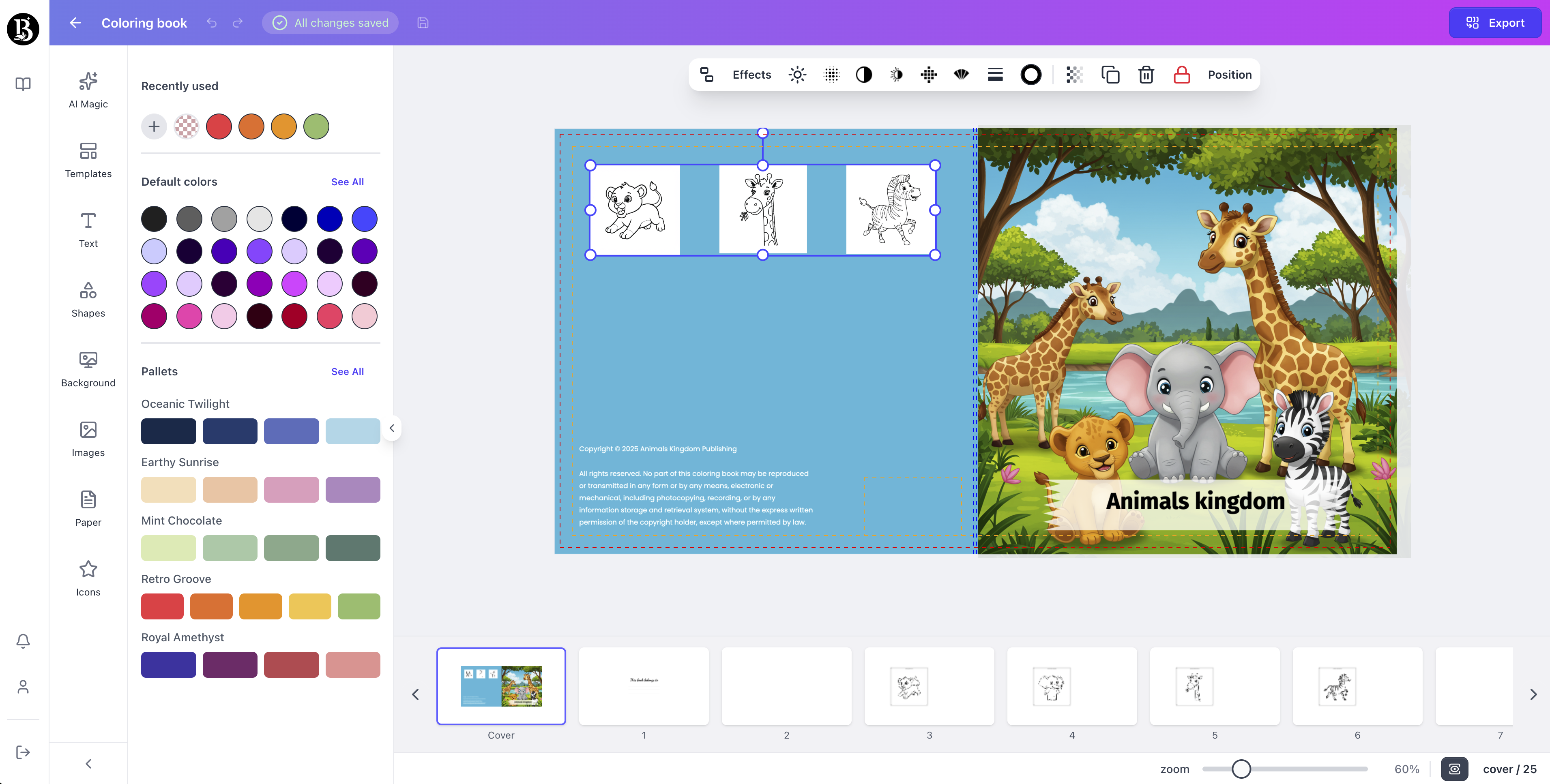 Screenshot of the BooksGenie.ai Dashboard
